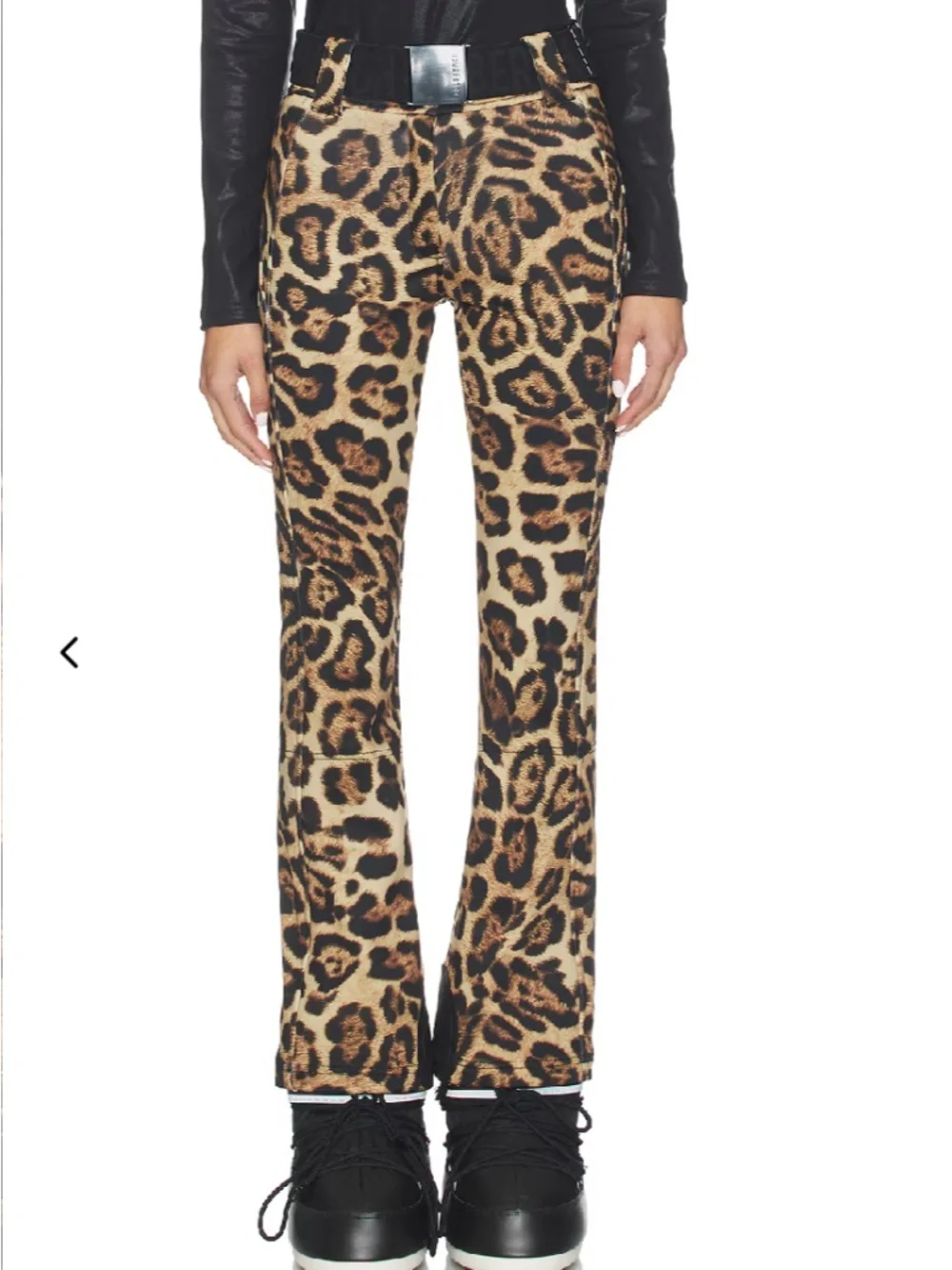 Goldbergh sz US 8 Minou ski pants animal print jaguar brown leopard nwt - Picture 1 of 9